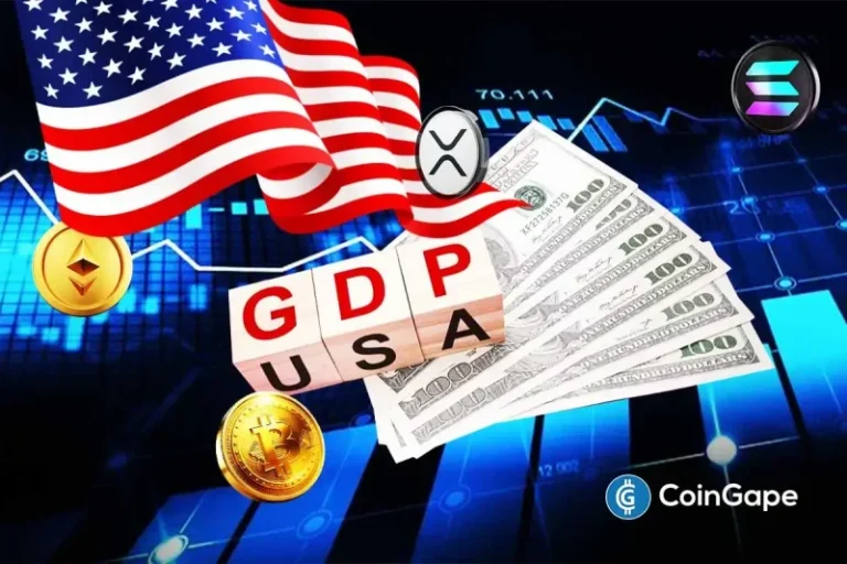 What To Expect From Crypto Market Ahead of US GDP Data Release