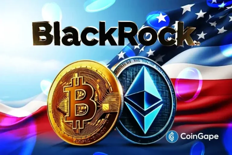 BlackRock Transfers $280M in BTC and ETH as Crypto Market Awaits U.S. Initial Jobless Claims